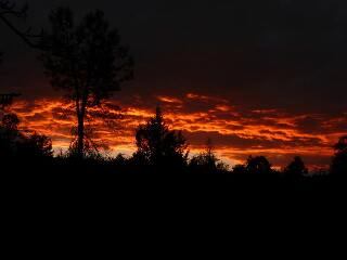 Sunset on the Pacific Crest Trail