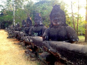 Tug of War with Naga, Angkor Wat